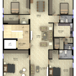 13.3rd,6th&7th Floor Top Plan (Single Unit)